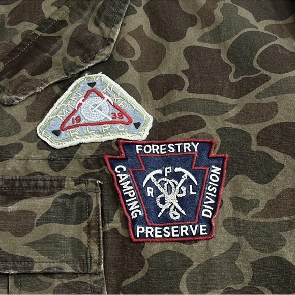 Polo Ralph Lauren Men Size 34 X 32 Voyager Multi Camo Pants Patch Work Utility - Picture 11 of 16